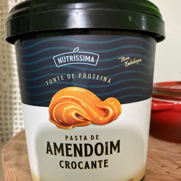 photo of Nutríssima Pasta de amendoim integral shared by @nanamoreira on  09 Apr 2022 - review