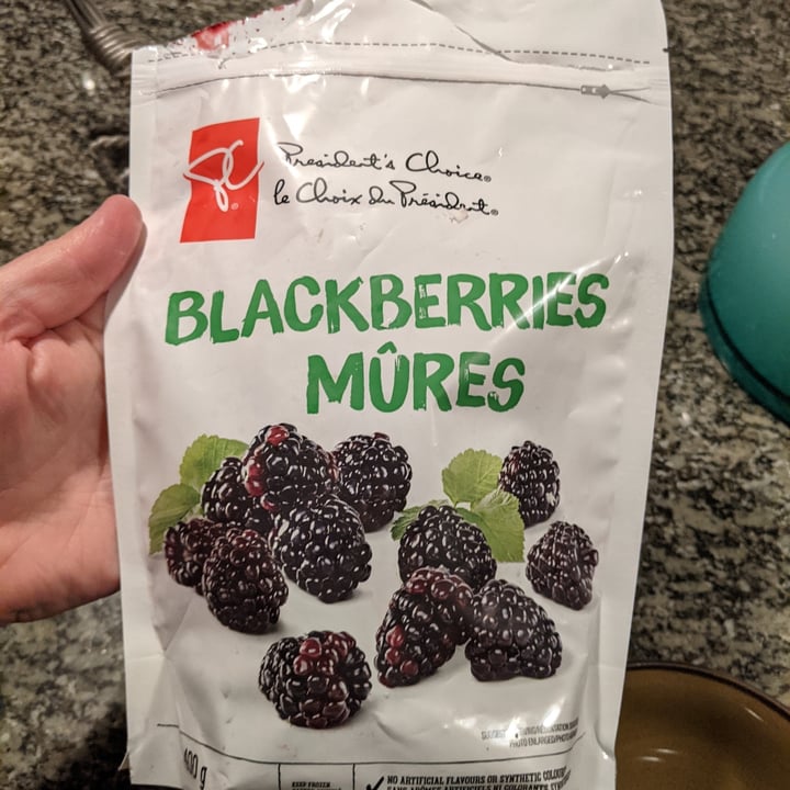 photo of President's Choice Blackberries shared by @mdsingleton on  30 Nov 2021 - review