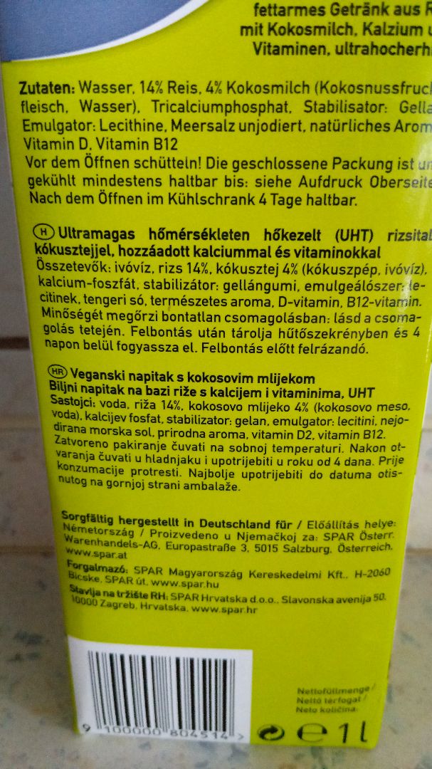 photo of My Best Veggie Kokosovo mlijeko sa rižom shared by @leica257 on  29 May 2019 - review