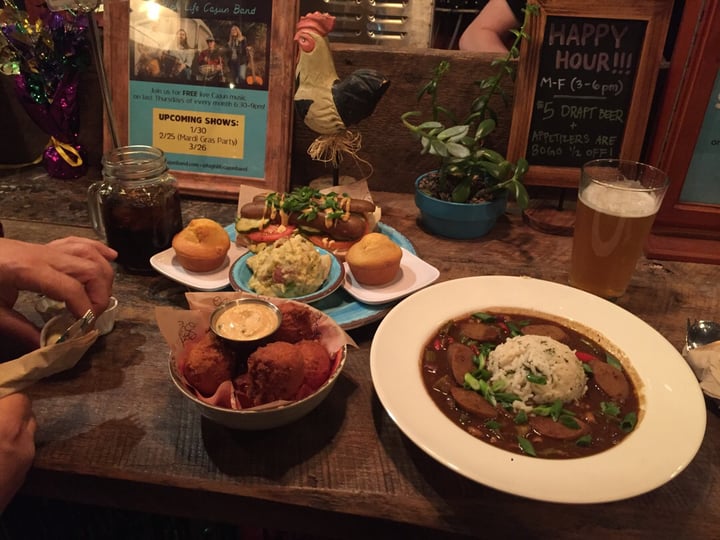 review photo of Krimsey's Cajun Kitchen Southern Hushpuppies shared by @veganlifekat on 08 Apr 2020 - review