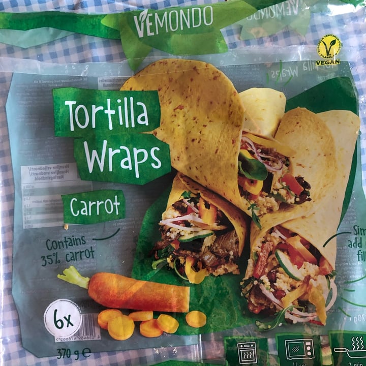 Vemondo Tortilla Wraps Carrot Review abillion