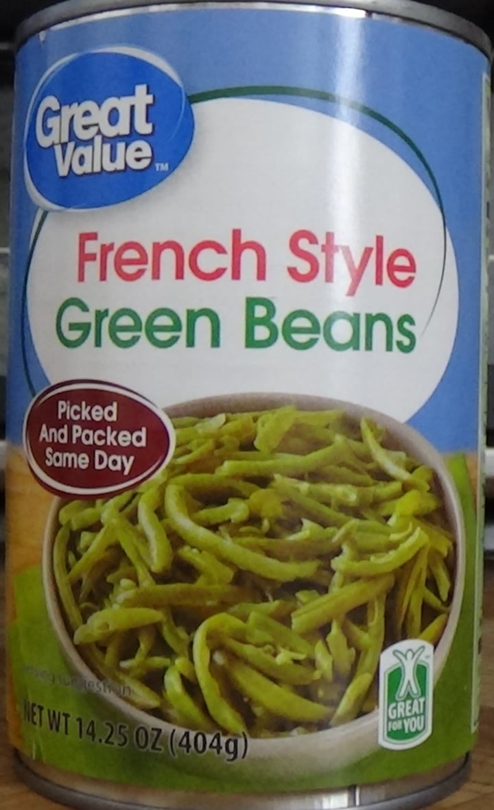 photo of Great Value  French Style Green Beans shared by @feelideal on  12 May 2020 - review