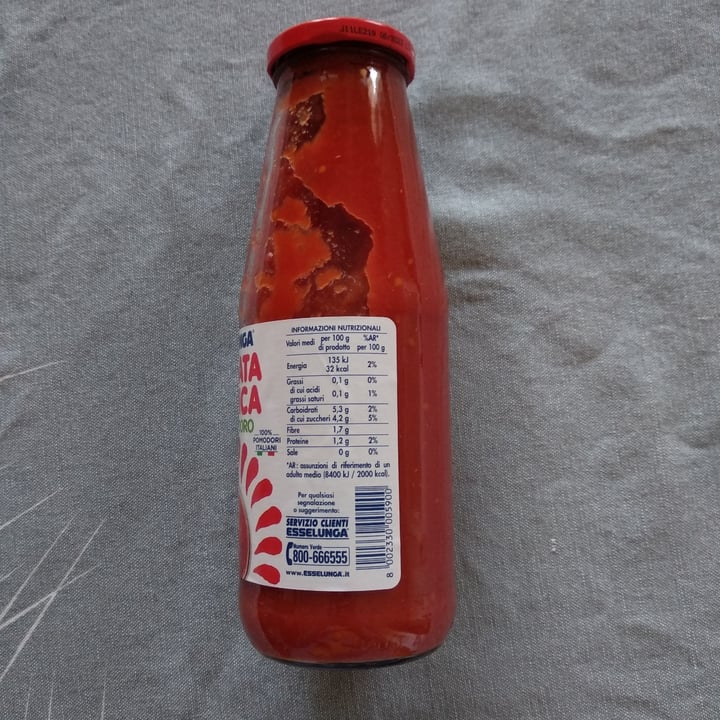 photo of  Esselunga Passata rustica shared by @mariamerry on  21 Dec 2021 - review