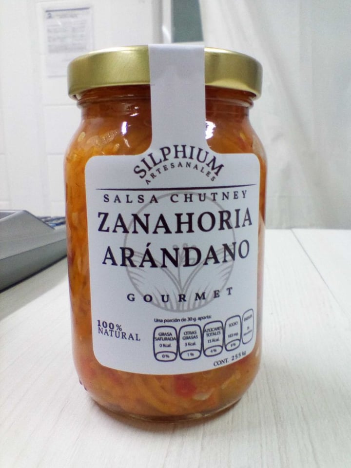 photo of Silphium Chutney Zanahoria Y Arándanos shared by @rinconcitovegano on  14 Mar 2020 - review