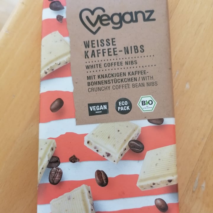 photo of Veganz White Chocolate With Coffee shared by @isettina73 on  22 Aug 2022 - review
