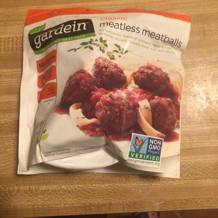 photo of Gardein Classic Meatless Meatballs shared by @windrhymer on  17 Dec 2020 - review
