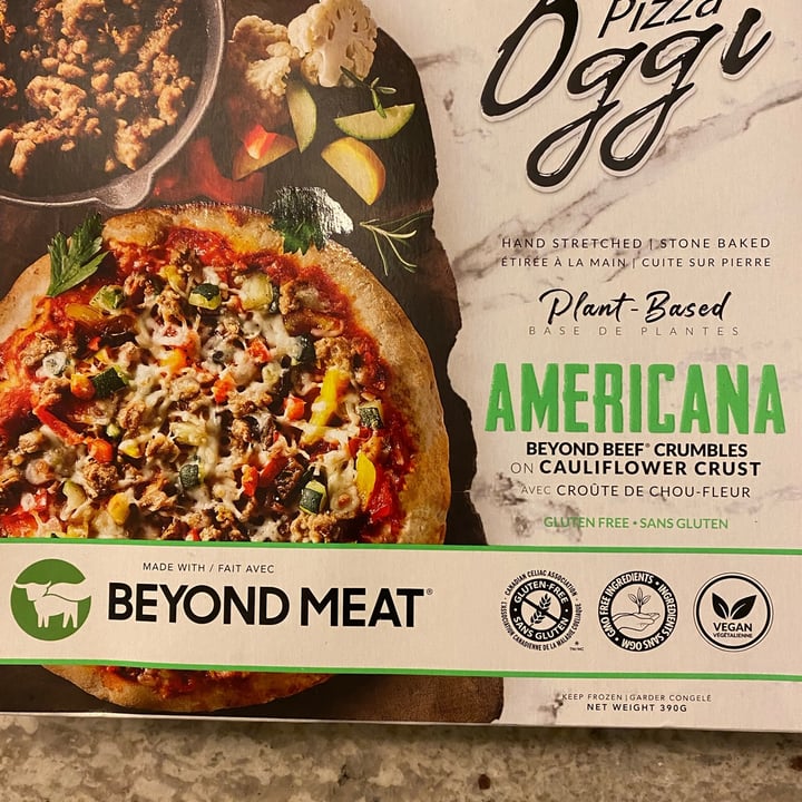 photo of Oggi Foods AMERICANA – BEYOND MEAT PIZZA shared by @clannon on  17 Jan 2021 - review