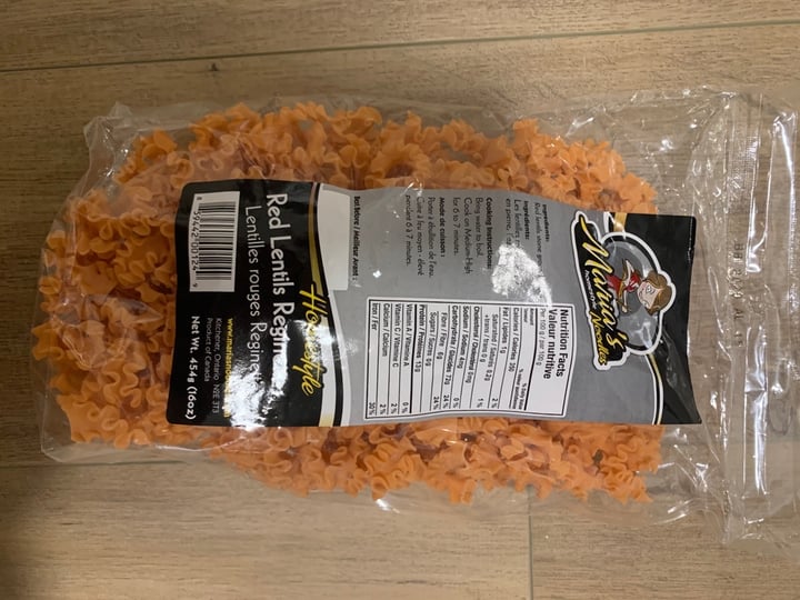photo of Maria’s Homestyle Noodles Red Lentil Noodles shared by @kready on  23 Nov 2019 - review