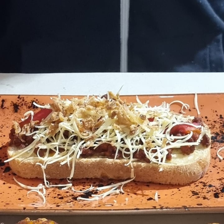 photo of 269 gastro vegan Tostada de soja texturizada adobada ligeramente picante shared by @anabarreiro on  30 Dec 2022 - review
