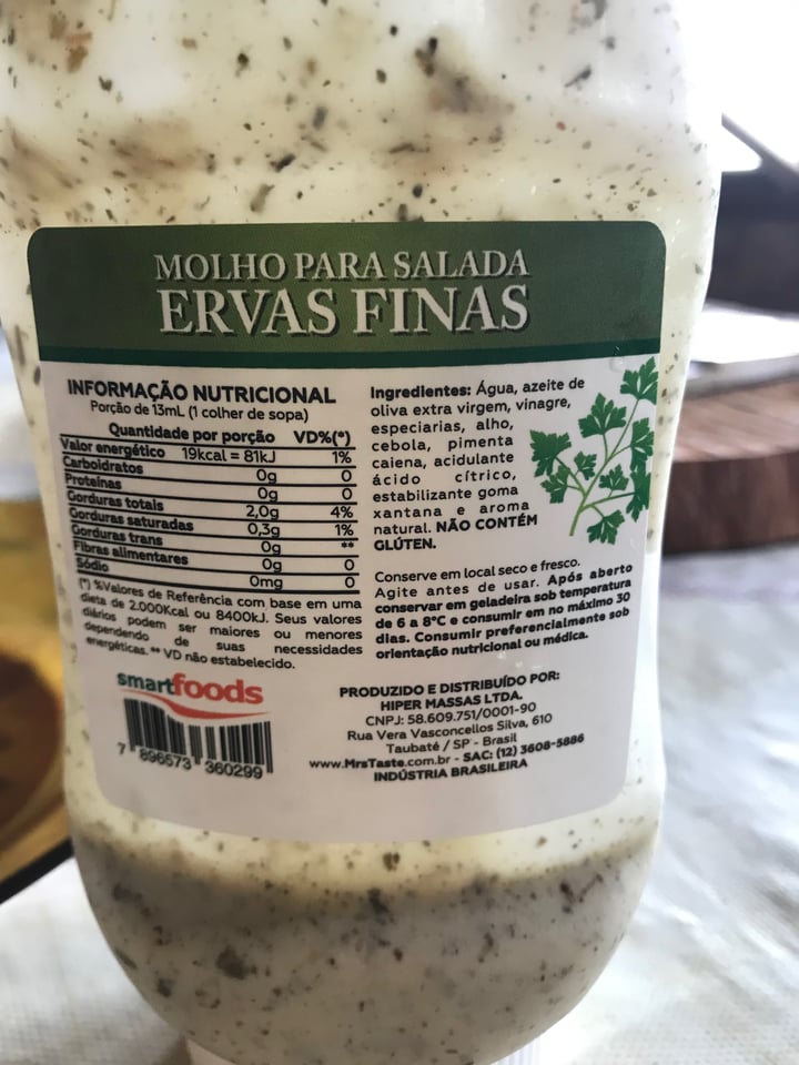 photo of Mrs Taste molho para salada ervas finas shared by @grubel on  02 Jun 2022 - review