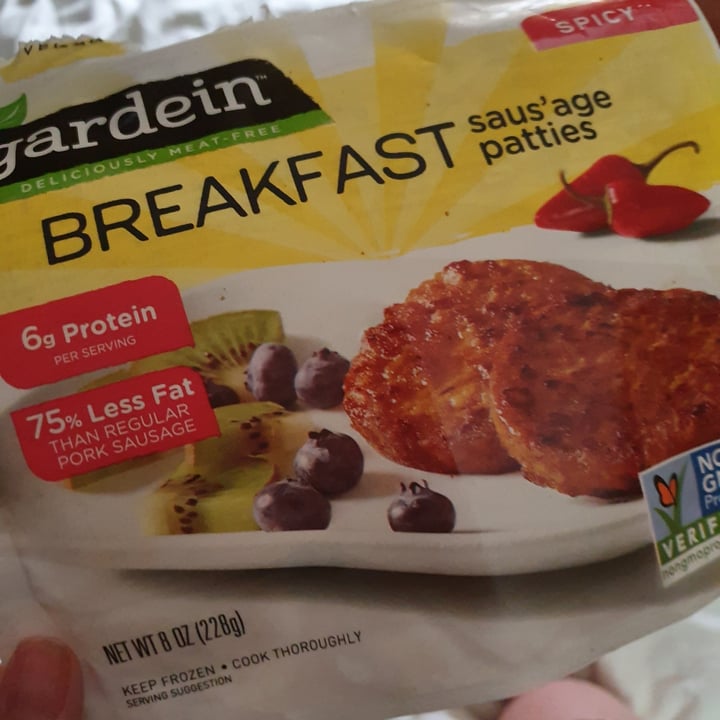 photo of Gardein Breakfast Saus’age Patties Spicy shared by @anistavrou on  19 Aug 2020 - review