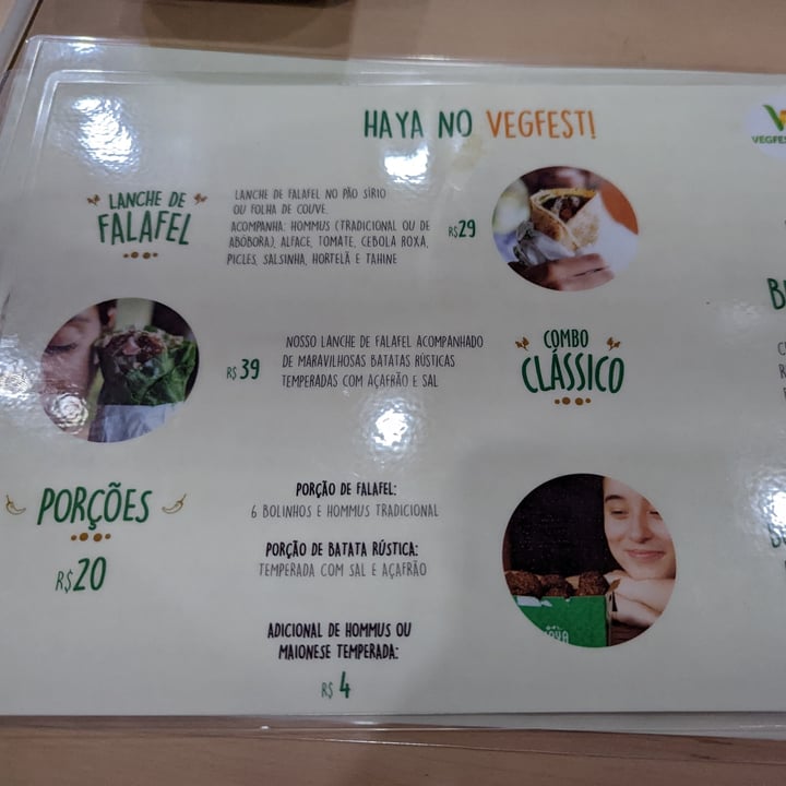 review photo of Haya Falafel Wrap de falafel na couve shared by @alynereis on 12 Dec 2022 - review