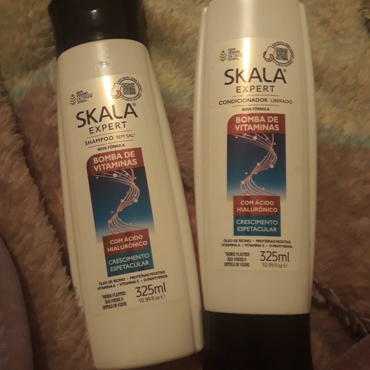 review photo of Skala shampoo E Condicionador Bomba De Vitaminas Crescimento Espetacular shared by @maluzera on 05 Jan 2023 - review