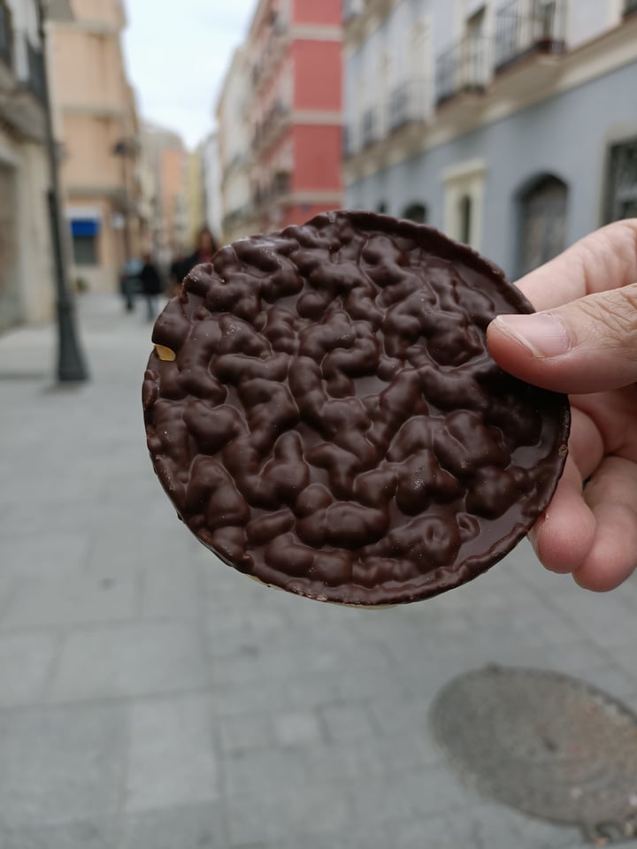 photo of Gullón Dark chocolate rice cakes shared by @yamspotatoes on  31 Jan 2020 - review