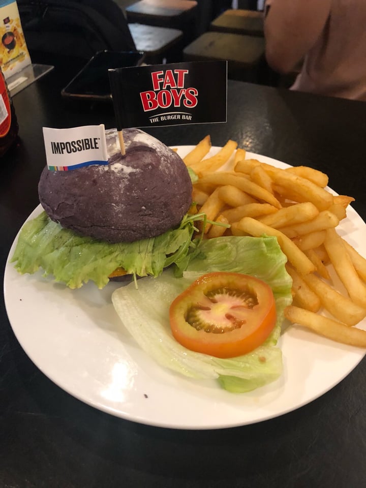 review photo of Fat Boys Burgers Impossible Burger shared by @sneezeha on 28 Jul 2019 - review