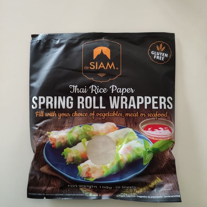 photo of de Siam Spring roll wrappers shared by @sariam on  03 Apr 2022 - review