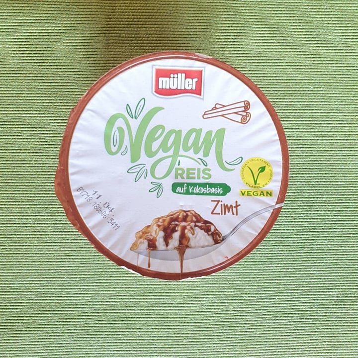 review photo of Müller Vegan Reis Zimt shared by @veganpecan on 20 Mar 2021 - review
