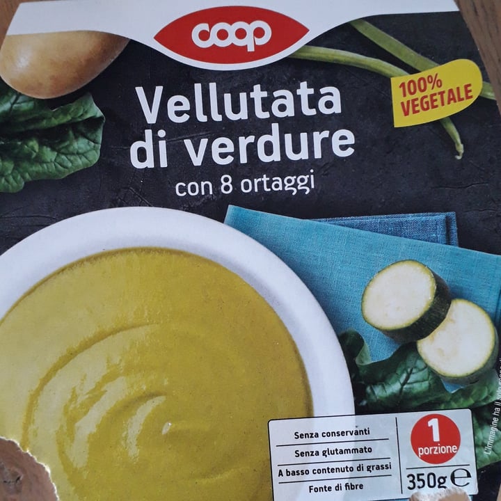 photo of Coop Vellutata di verdure shared by @beathevegan on  23 Jan 2022 - review