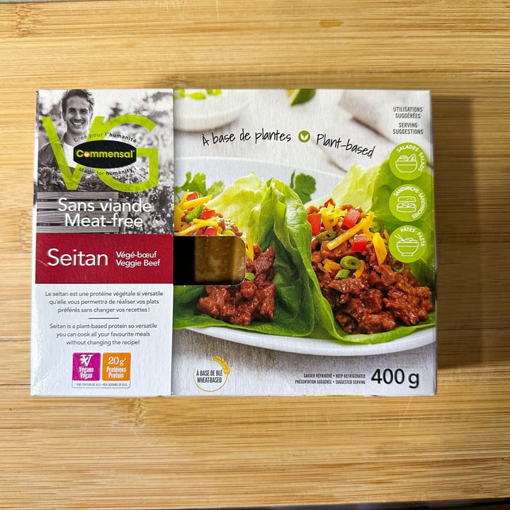 photo of Commensal Seitan Veggie Beef shared by @vbolieuv on  30 Oct 2022 - review