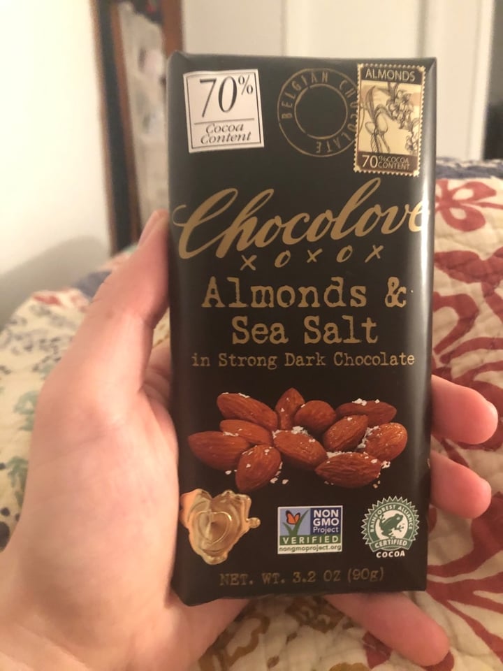 review photo of Chocolove Almonds & Sea Salt in Dark Chocolate 55% shared by @olivepet on 25 Feb 2020 - review
