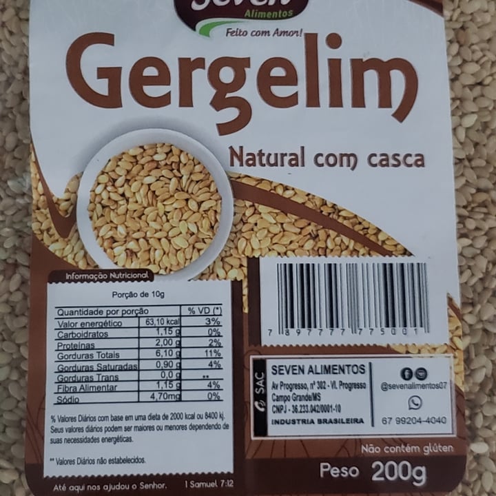 review photo of Seven gergelim sevem shared by @nilzaleiteferreira on 30 Sep 2022 - review
