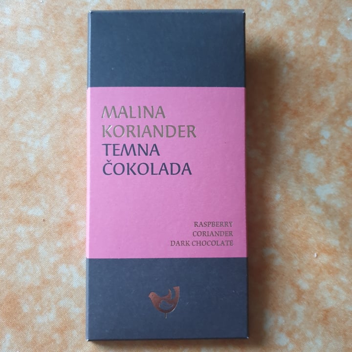 photo of Passero Malina Koriander Temna čokolada shared by @fellfromclear on  16 Jan 2021 - review