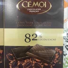 Chocolat noir 82 % 100g Cémoi – Top Market