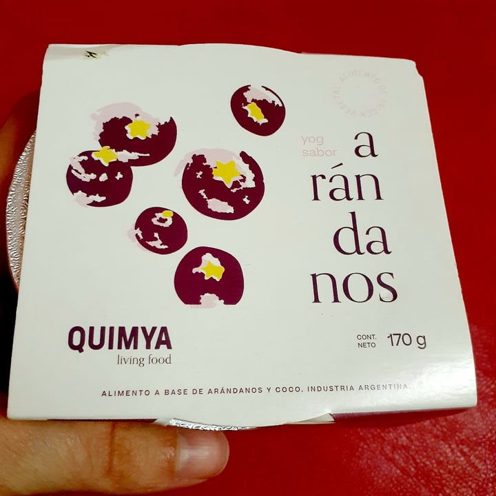 photo of Quimya Yogurt sabor Arándanos shared by @lalaveg on  01 Aug 2020 - review