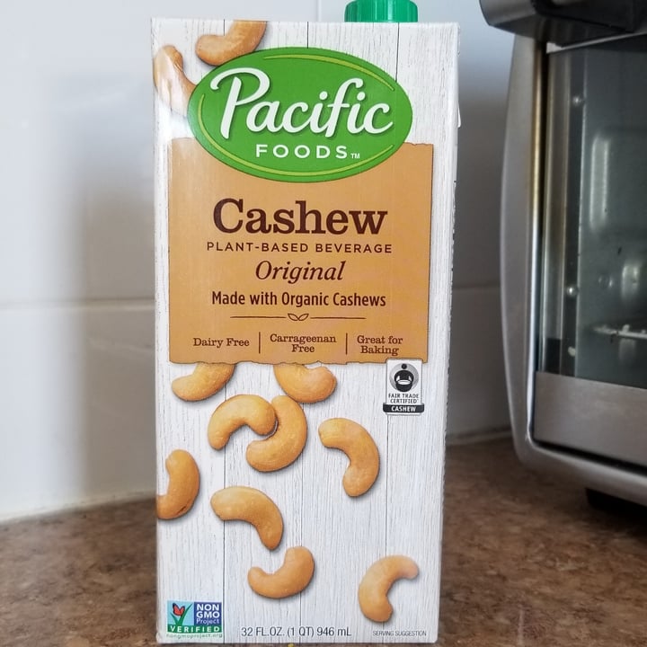 photo of Pacific Foods Cashew Plant-Based Beverage shared by @jonedoe007 on  31 May 2020 - review