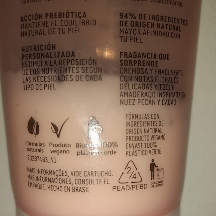 review photo of Natura Crema Para El Cuerpo Nuez De Pecán Y Cacao TODO DiA shared by @luaaabril8 on 21 Nov 2021 - review