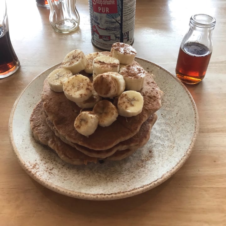 photo of The Cabin Vegan Pancake Stack shared by @slothsxskia on  24 Aug 2020 - review