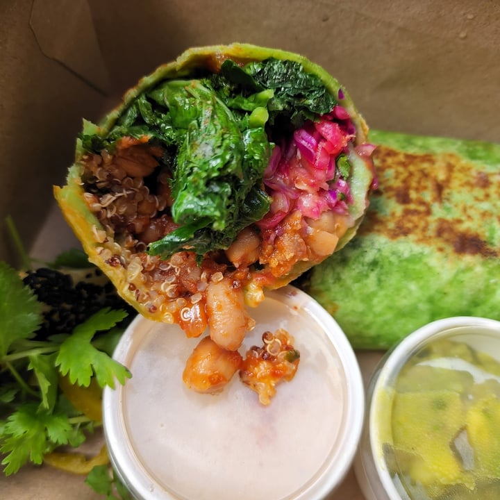 photo of The Shady Shack Vegan Boss Burrito shared by @teamaldous on  30 Oct 2022 - review