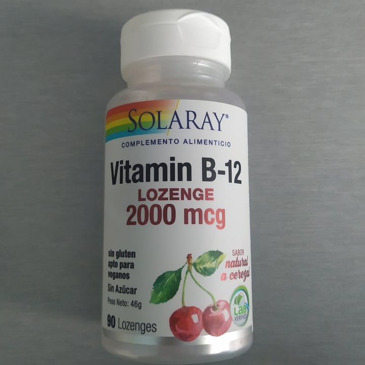 photo of Solaray Vitamin B-12 shared by @alicia13 on  01 Jan 2021 - review