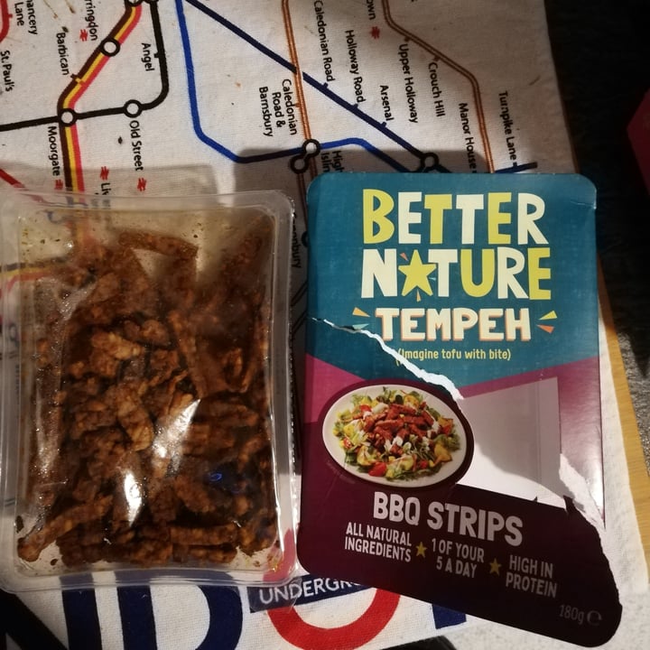 photo of Better Nature Tempeh BBQ Strips shared by @helello on  11 May 2022 - review