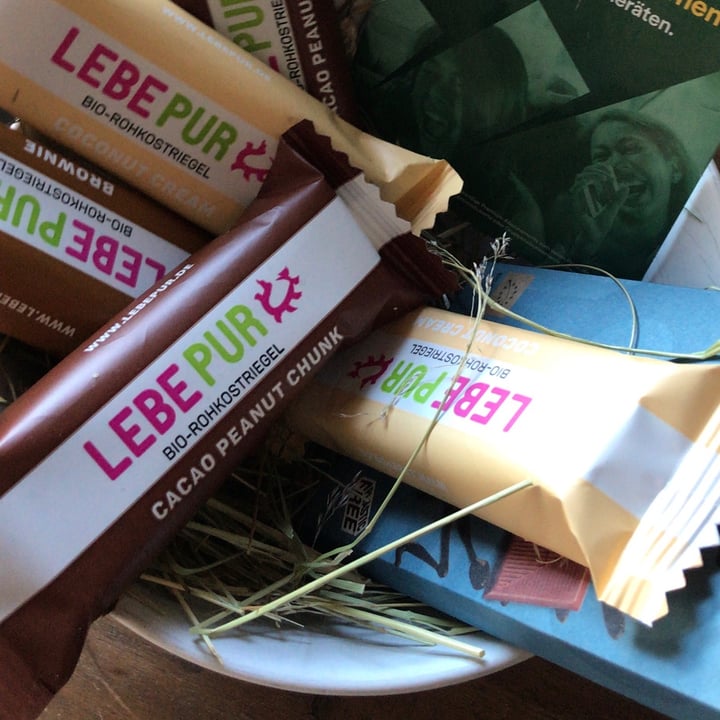photo of LEBE PUR Cacao Peanut Chunk Bar shared by @plantsfitness on  03 Jul 2020 - review