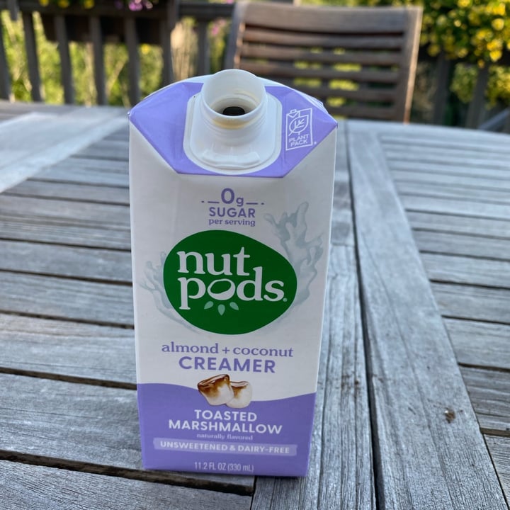 photo of nutpods Toasted Marshmallow Almond + Coconut Creamer shared by @lauriehay on  21 Jul 2022 - review