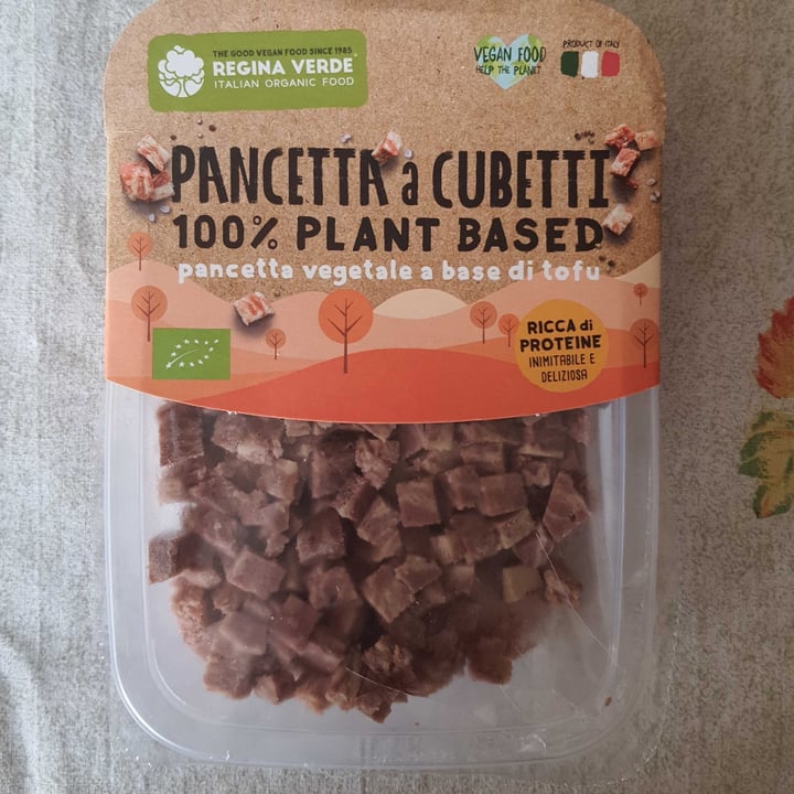 photo of Regina Verde pancetta a cubetti 100% plant based shared by @giuliabarchiesi on  20 Nov 2022 - review