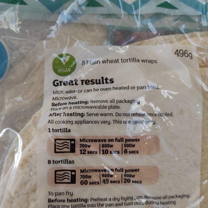 photo of Sainsbury's Tortilla wraps shared by @tuscanvegan on  22 Oct 2021 - review
