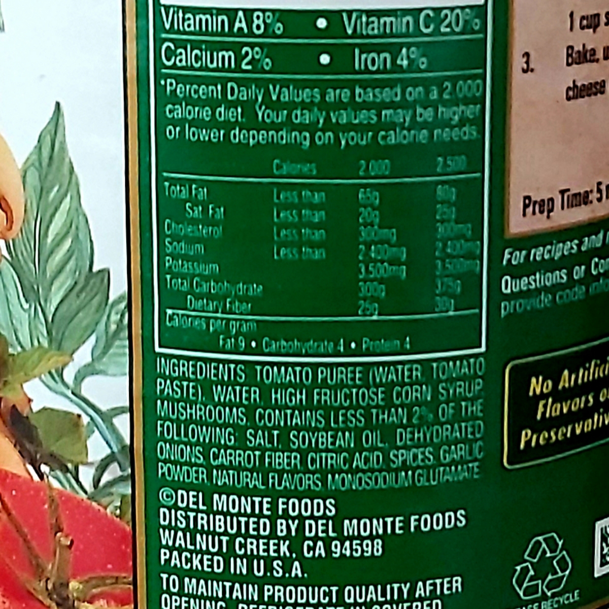 Del Monte Mushroom Pasta Sauce Reviews abillion