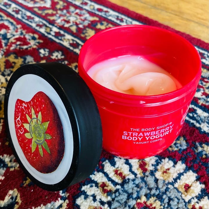 photo of The Body Shop Strawberry Body Yogurt shared by @katelouisepowell on  28 May 2022 - review