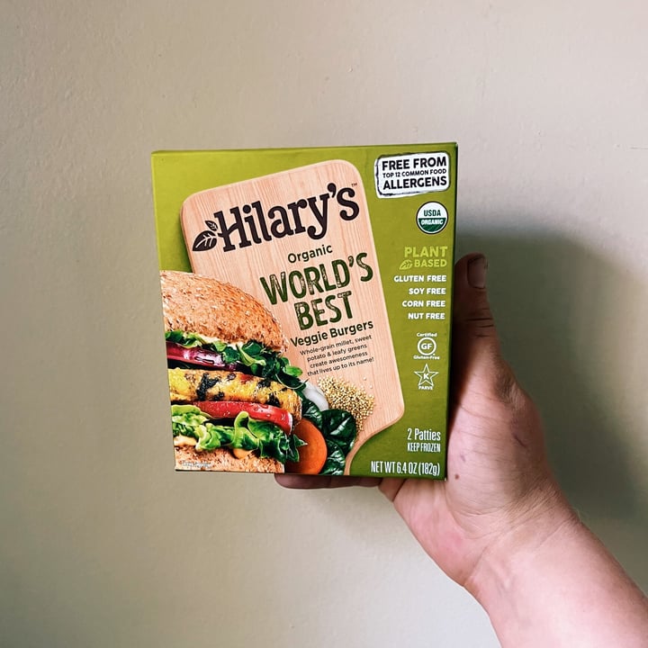 photo of Hilary's Organic World’s Best Veggie Burger shared by @agf on  10 Jun 2022 - review
