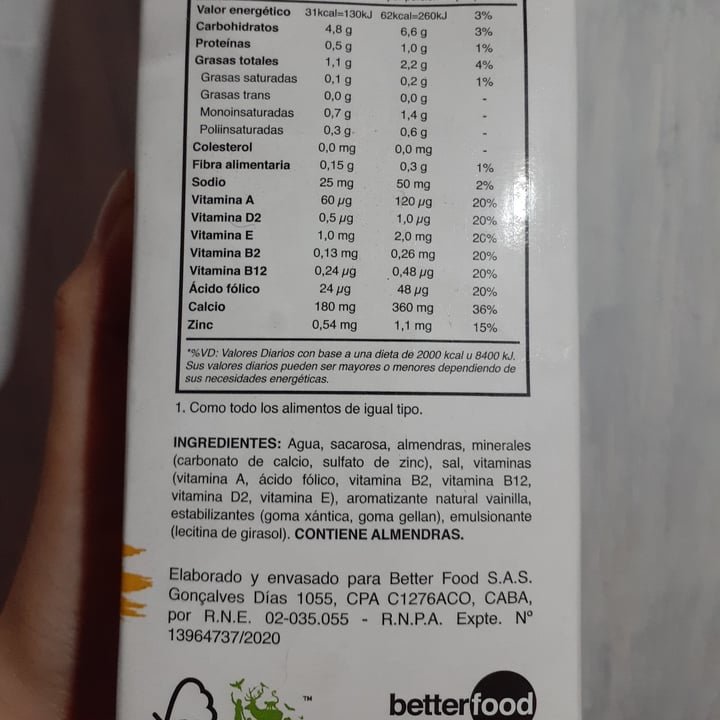 review photo of Vrink Vrink Vainilla de Almendra shared by @morenagonzalez04 on 15 Jan 2021 - review