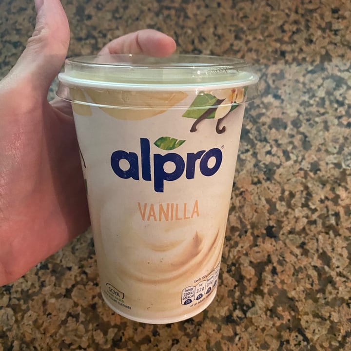 photo of Alpro Vanilla yogurt shared by @adriandjackwithcoco on  23 Aug 2021 - review