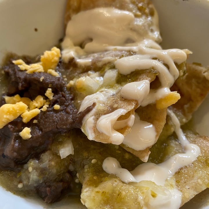 review photo of Vegan Ville Chilaquiles shared by @veronicamaria on 27 Jul 2021 - review