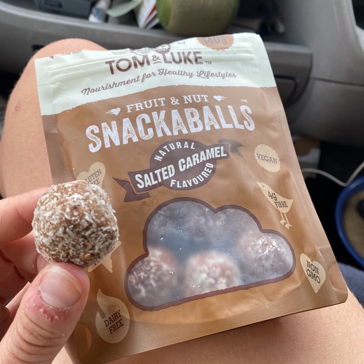 photo of Tom & Luke Fruit & Nut Snackaballs Salted Caramel shared by @steffiuer on  12 Aug 2021 - review