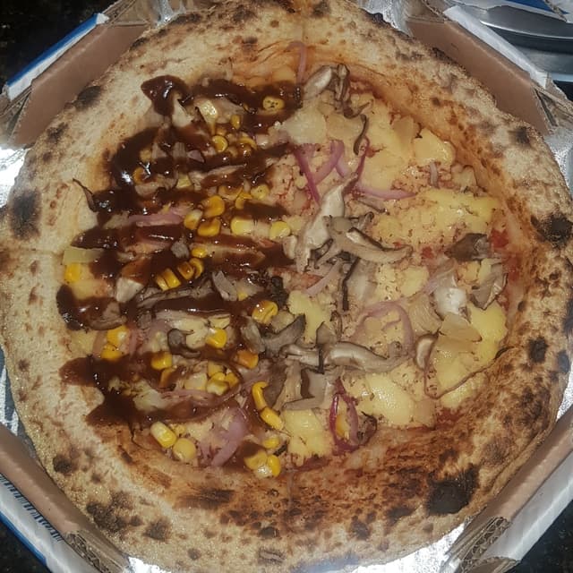 Photo of the dish “Pizza Havaiana Bbq (Sem Lactose)”
