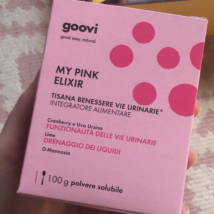photo of Goovi My Pink elixir tisana vie urinarie shared by @beatric3 on  25 Mar 2022 - review