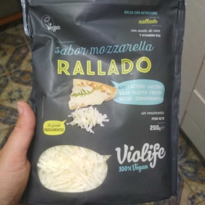 photo of Violife Queso Rallado sabor a Mozzarella shared by @raq993 on  18 Sep 2020 - review