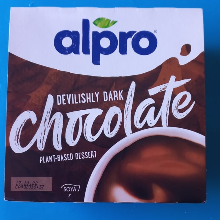 photo of Alpro Devilishly Dark Chocolate Plant-based Dessert shared by @emmaravello on  14 Dec 2022 - review