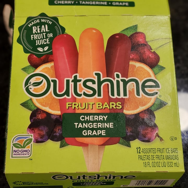 photo of Outshine Fruit Bars Variety Pack (Cherry, Tangerine, Grape) shared by @ferguspuppydog on  30 May 2022 - review